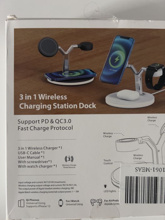 Incarcator wirelles 3 in 1 Amazon