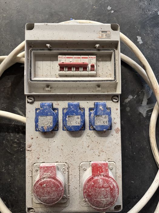 Tablou electric șantier trifazic Gewiss 400V + 230V, complet
