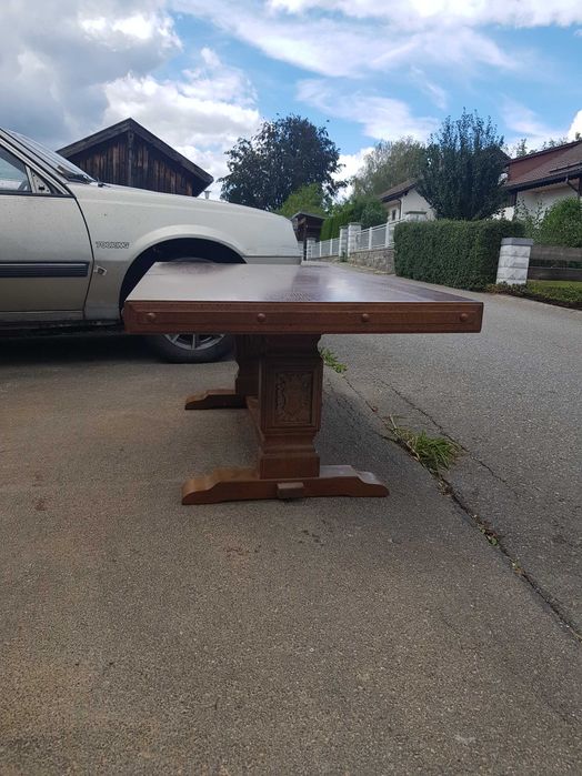 Măsuță cafea lemn masiv sculptat