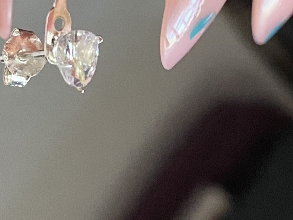 Cercei argint 925 cu cristale Swarovski, noi