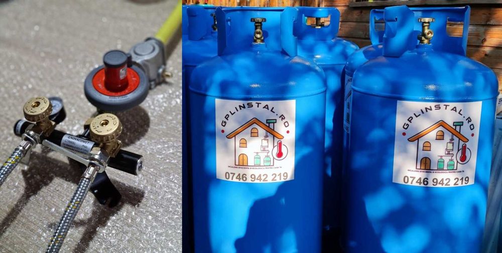 Butelii GPL 50L/ 80L pentru centrale termice testate la 30 bari