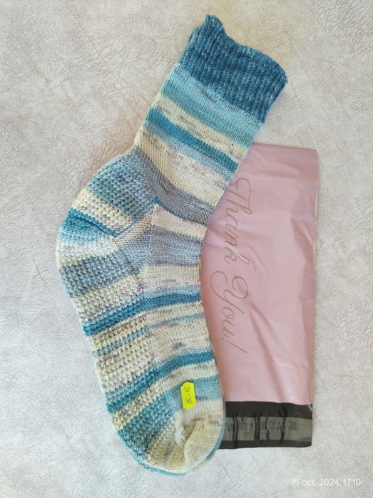 Ciorapi tricotați manual, fără cusături, diverse marimi