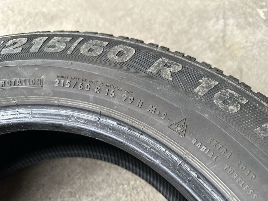 Set anvelope 215/60 R16 Semperit iarnă