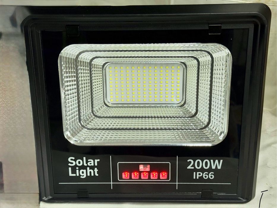 Proiector Solar 200 W Jortan IP66 Casa Gradina Pescuit Rulota