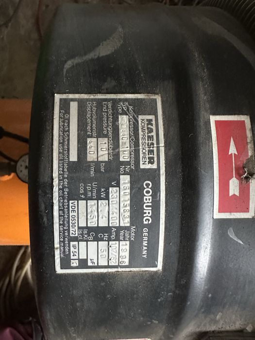 Compressor kaeser 2 pistoane 90 litri