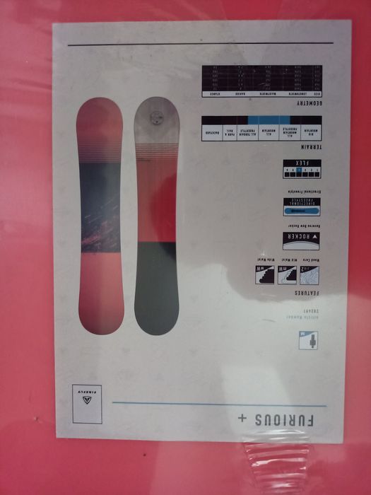 Placa snowboard firefly cu prinderi 152 cm