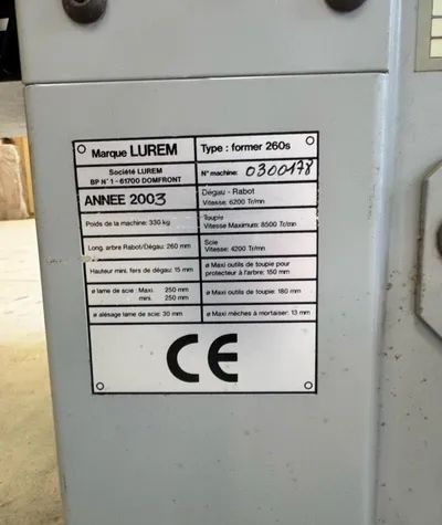 Mașină universală tâmplărie Lurem 260S – 5 funcții-fierăstrău, abrict