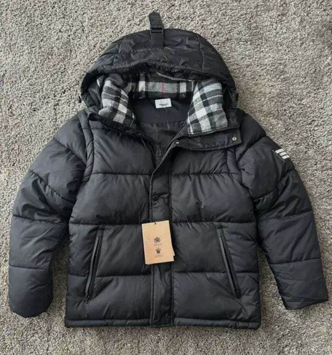 куртка burberry темно синий