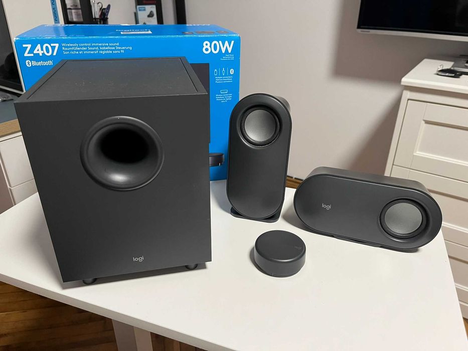 Logitech Z407 / Bluetooth - aux - usb / 80 W тонколони 2.1
