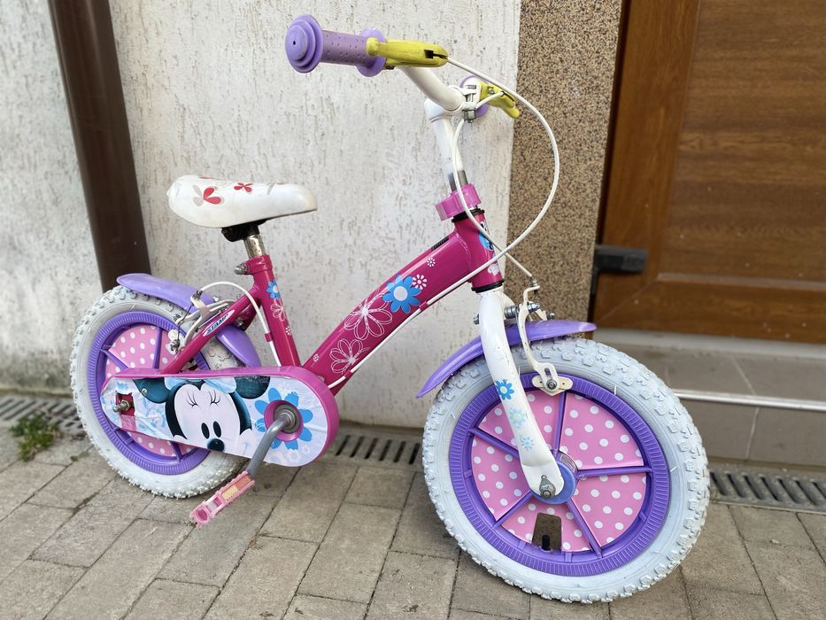 Bicicletă copii 14” Volare Disney Minnie Mouse – stare bună