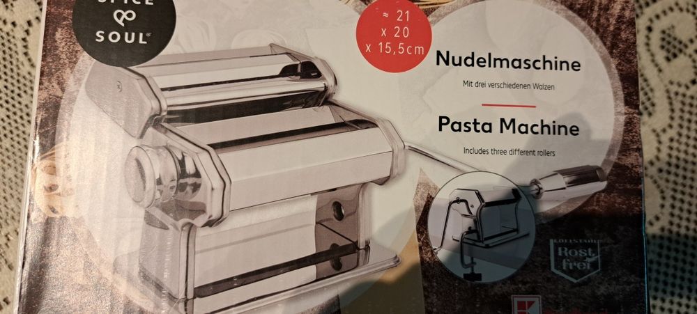 Нова машина за паста с 3 валяка