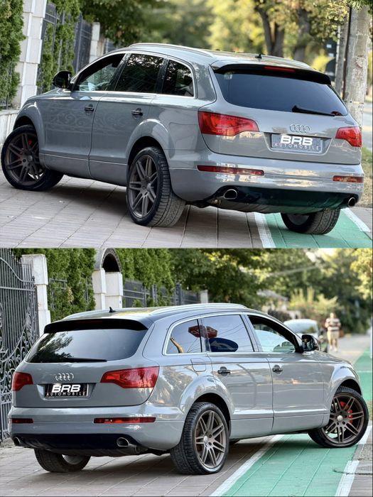 • Audi Q7 2007 • 3.0 Quattro 245 cp / 7 Locuri / Perne / Nardo Grey • Parc Auto • RATE • Garanție •