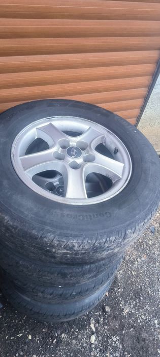 Set jante aliaj R16+ anvelope
