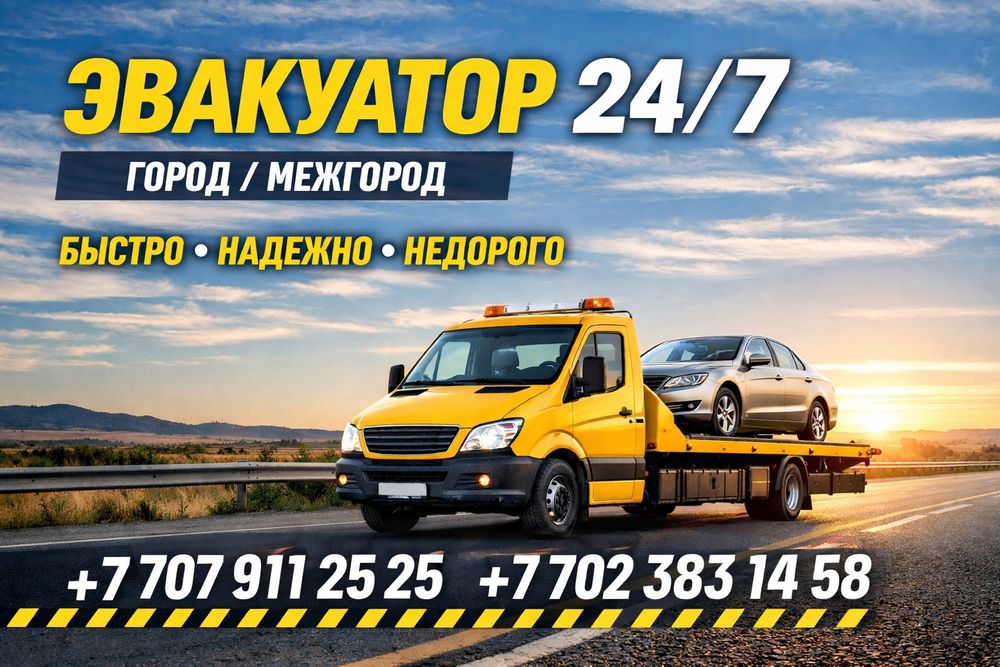 Эвакуатор 24/7 КУЛАН ЛУГОВОЙ