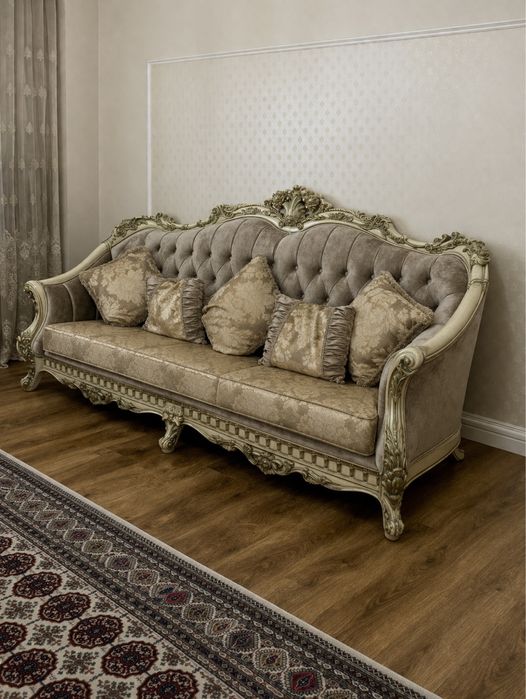 Удобный диван и два кресла для дома | Чистый, ухоженный.