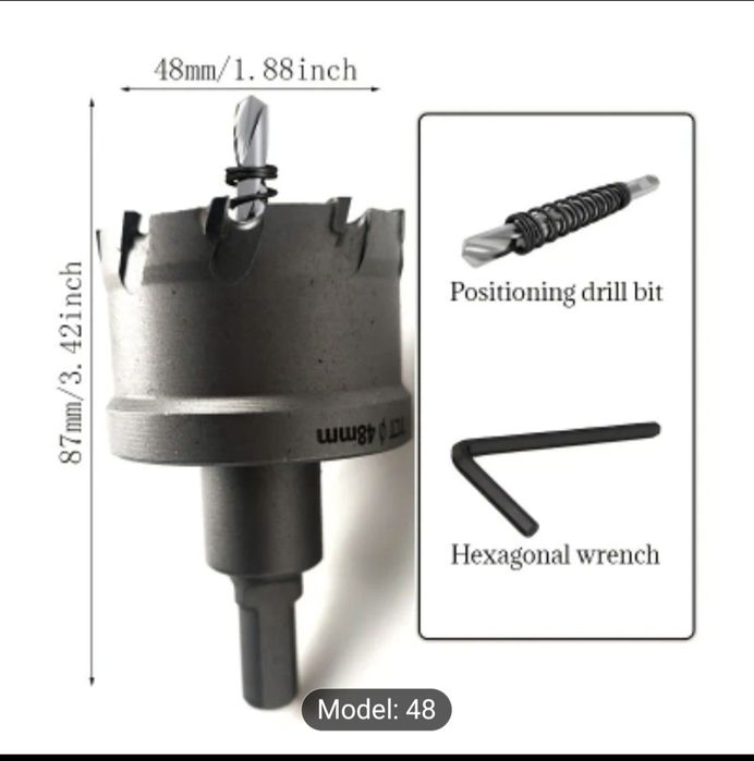 Carota 48mm din otel de calitate