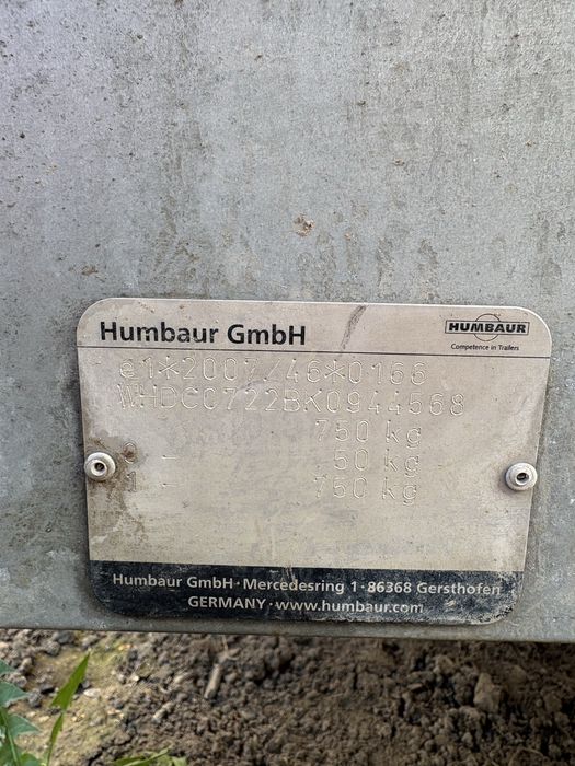 Vand remorcuta 750 kg