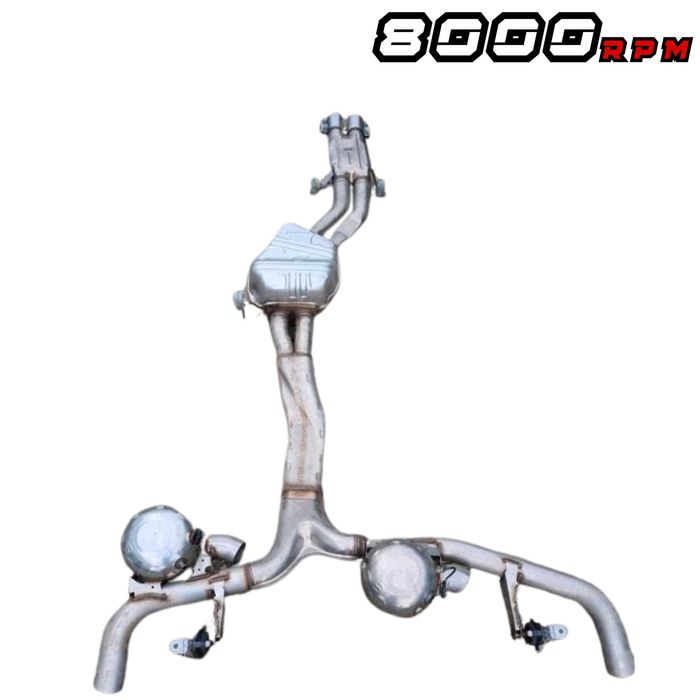 Спортен V8 звук Audi Q7 facelift Q8 4M спорт Active Sound генерация