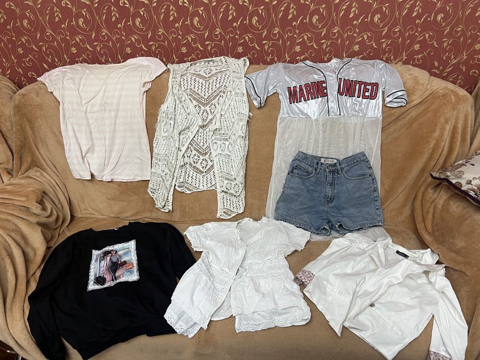 Джинсы, юбки, кардиганы, джинсовки, шорты , одежда