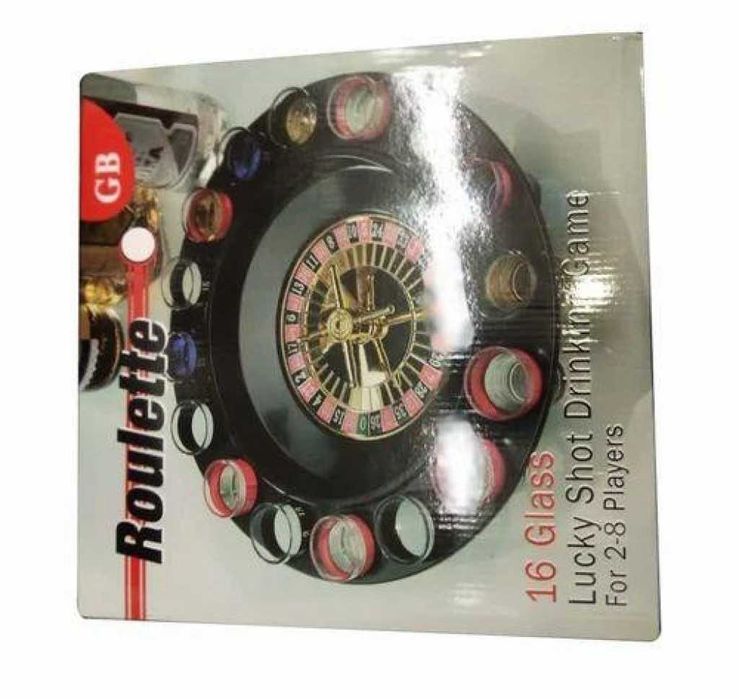 16 Glass Lucky Shot Игра за пиене За 2-8 играча