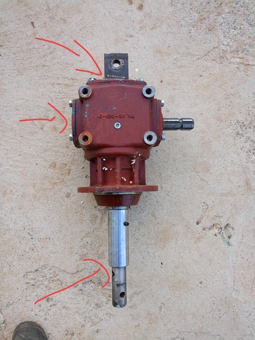 Reductor freză sau burghiu pamant