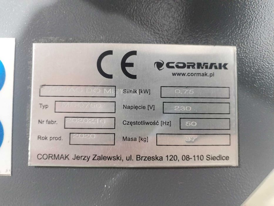 Aspirator de aschii metalice Cormak MDC750 - 230V, Nou