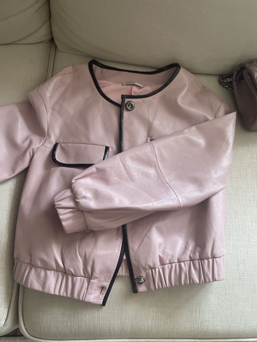 Дамско яке естествена агнешка кожа Шанел Chanel S