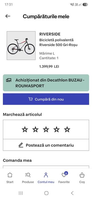 Bicicleta dechatlon