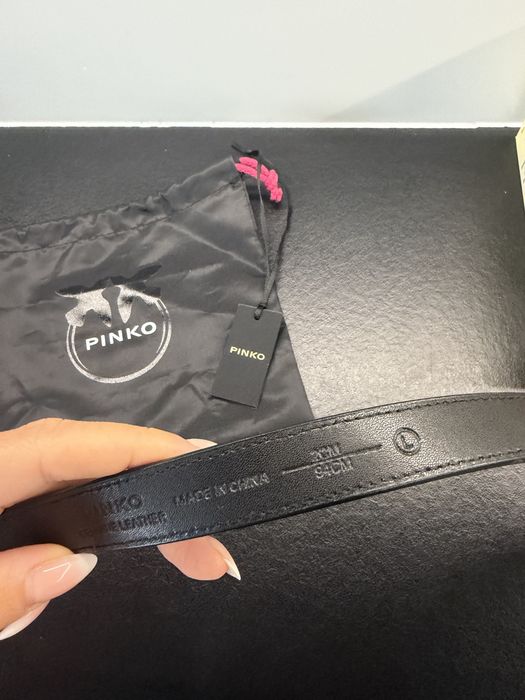 Колан PINKO естествена кожа