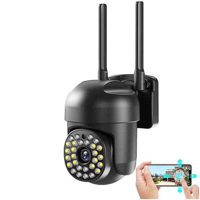 Camera de supraveghere video, 2MP, Full HD, WiFi, Infrarosu 30m