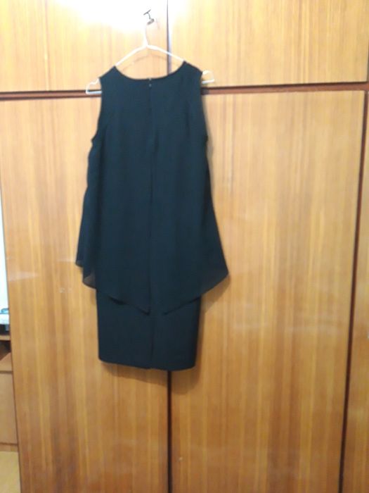 Rochie din matase neagra