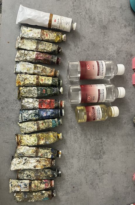 Маслянные краски ,разбавитель художественный