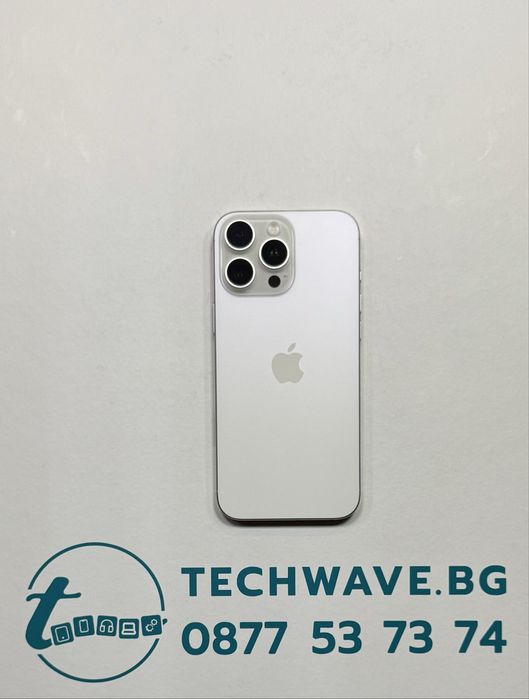 Apple iPhone 16 Pro Max 256GB White Titanium , втора употреба
