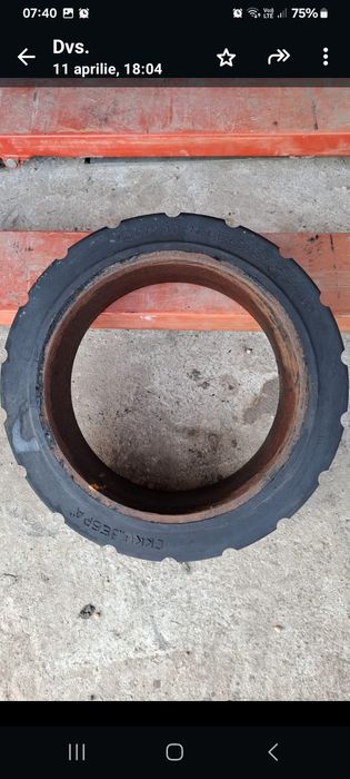 Bandaje cauciuc brut pt.stivuitor .