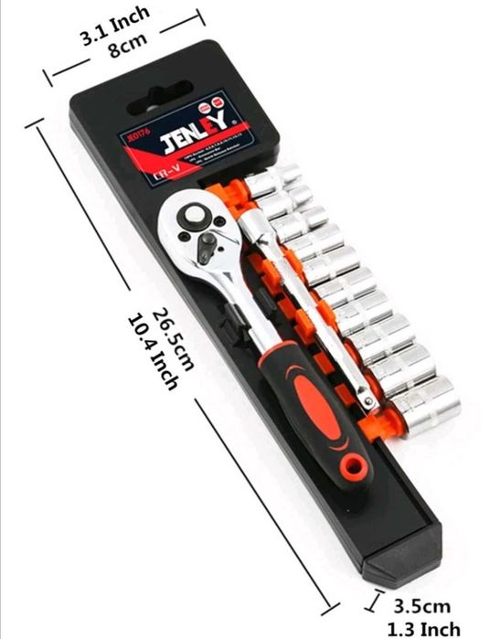 Комплект гедоре 12 части тресчотка с вложки подарък за мъж