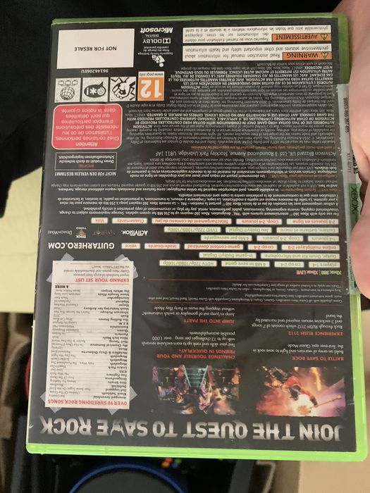 Guitar Hero: Warriors of Rock – Set complet Xbox 360