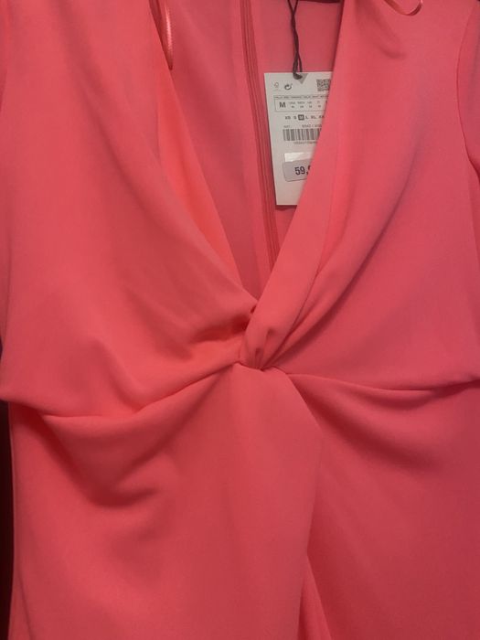 Рокля Zara  Чисто Нова розова M