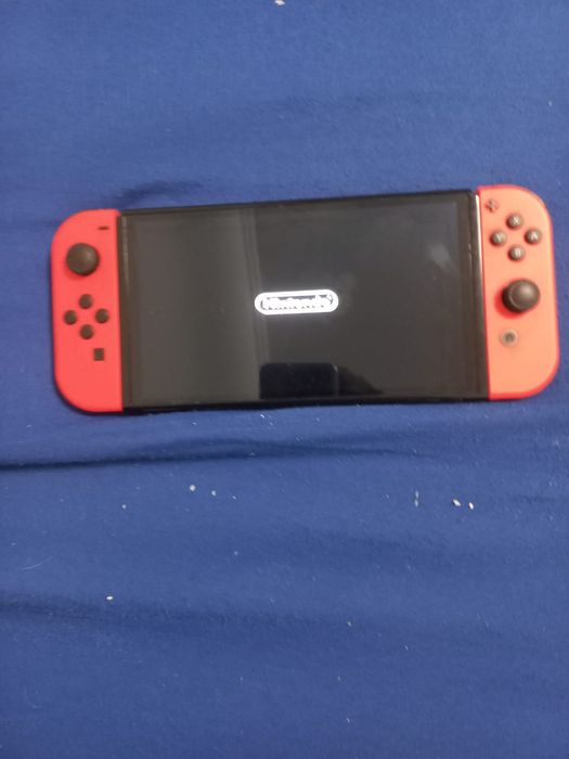 Nintendo switch oled Mario red