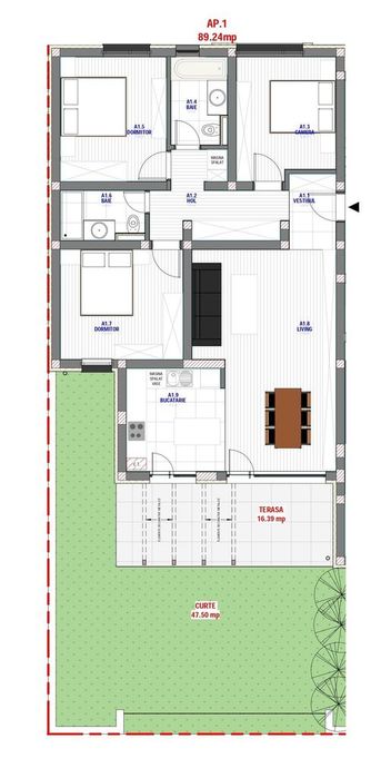 Comision 0 - 4 cam curte proprie - 155.000eur, TVA si parcare incluse!