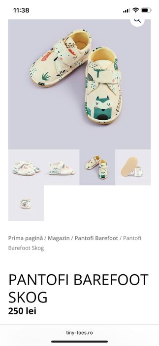 Pantofi barefoot Tiny Toes 21