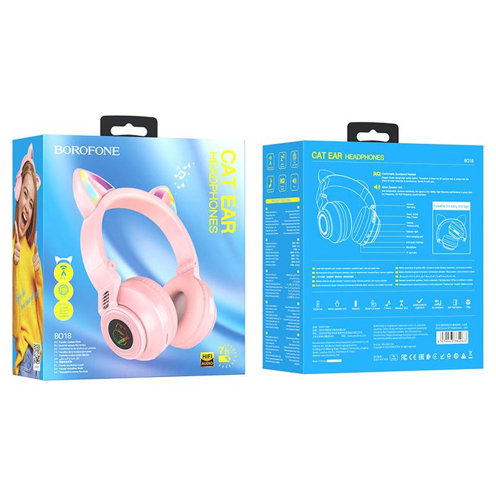 Borofone Cat Ear Headphones