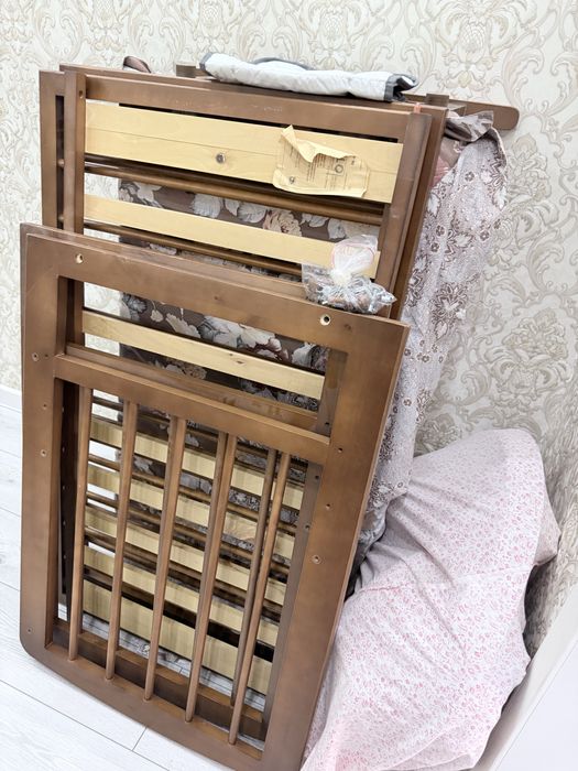 Продам манеж натуральное дерево