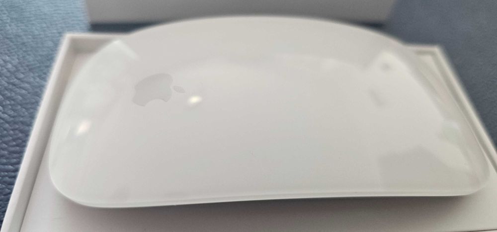 Mouse Bluetooth APPLE Magic Mouse Multi-Touch Surface, Dual Mode, alb