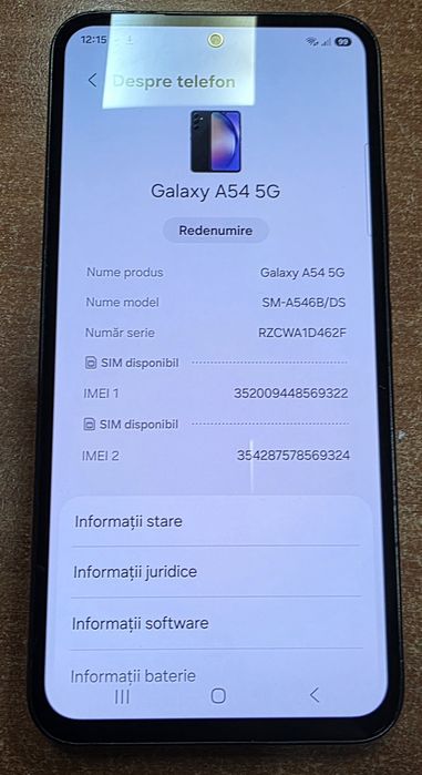 Samsung Galaxy A54 5G, 128 gb, 8 gb ram, dual sim