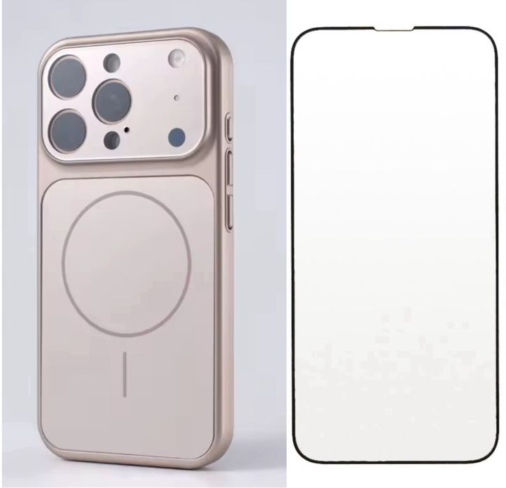 Husa MagsLens si Folie Sticla Clara - Iphone 16/16 PRO/16 PRO MAX