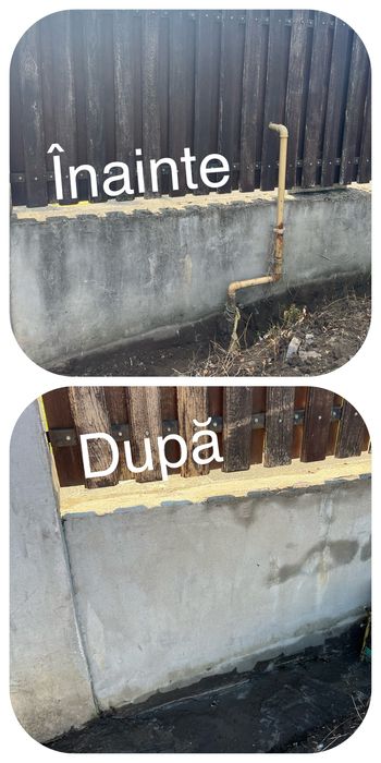 Servicii de curatare cu aparat de inalta presiune