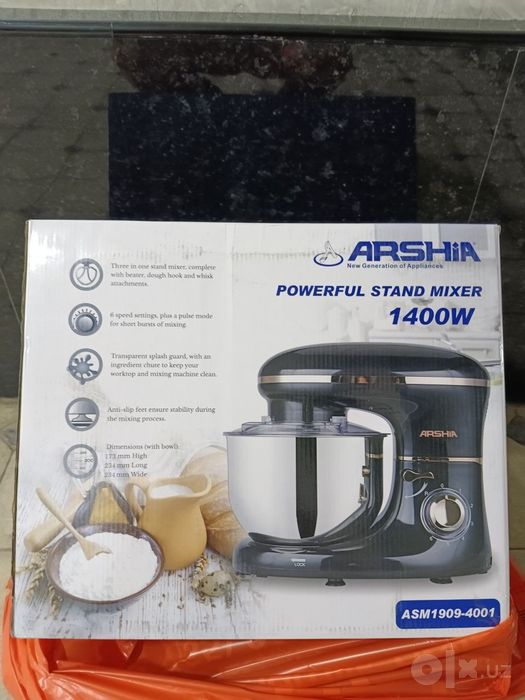 Arshia Powerful Stand Mixer 1400W va Arshia 5-Speed Hand Mixer 600W