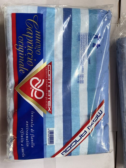 OFERTĂ URGENTĂ  Set lenjerie pat dublu UNIQUE – bumbac 100% – nou