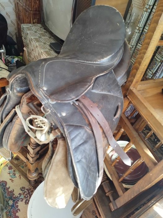 Șa de piele originala germana călărie echitatie