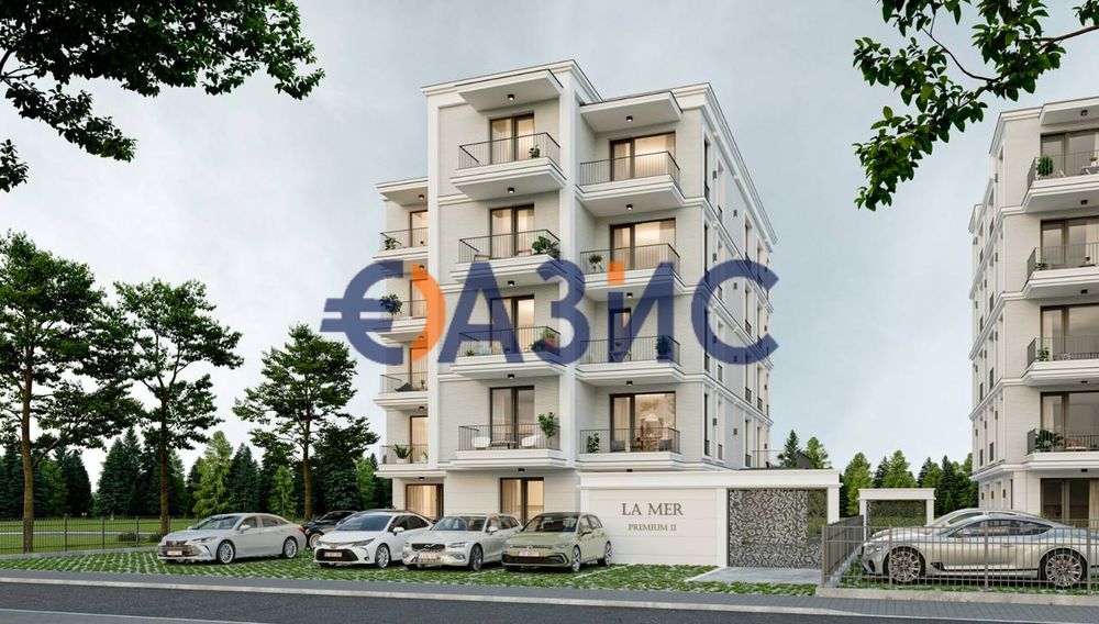 Апартамент с 1 спалня в нова сграда без такса поддръжка "La Mer Premium 2", Равда, 57.81 кв.м, #34218784